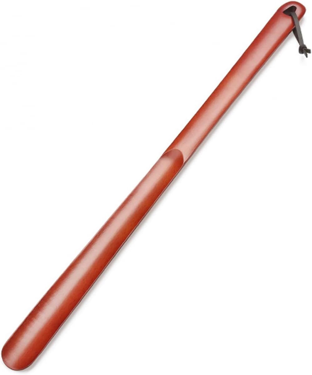 Calzador con Mango Largo para Personas Mayores, Calzador con Mango Largo de Madera Maciza, Elevador de Zapatos para el hogar | Adecuado para Personas mayores-60CM