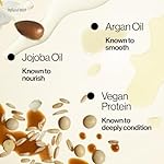 Eva NYC Therapy Session Deep Conditioning Hair Mask with Vegan Protein, Jojoba Oil + Argan Oil - Hydrate, Soften + Repair Hair Strength - Sulfate Free - Warm Vanilla Scent - 13.5 fl oz - Image 5
