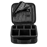 💗【Fácil de limpiar e impermeable】material de calidad superior: el exterior es de tela Oxford de gama alta,, de color oscuro, no fácil de mostrar sucia, no fácil de deformable, duradera . Más protección para los cosméticos