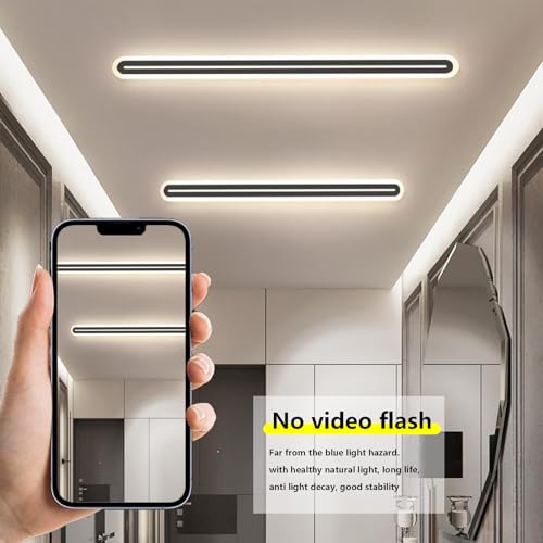 Plafonnier LED encastrable dimmable noir 40cm avec télécommande - 3