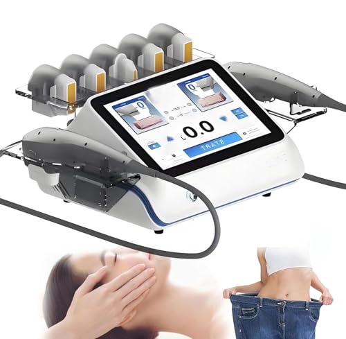 AityBuy Dispositivo De Belleza 7d Hifu Multifuncional, Máquina Profesional De Reafirmación Facial Y Corporal, Reduce Arrugas Y Papada - 7 Cartuchos (1.5 Mm a 13 Mm)