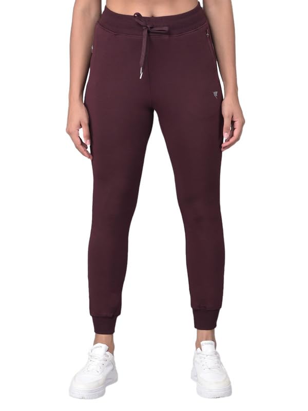 Comfort Lady Women’s High Waisted Sporty Gym Regular Fit Sweatpants, Jogger with Side Pockets