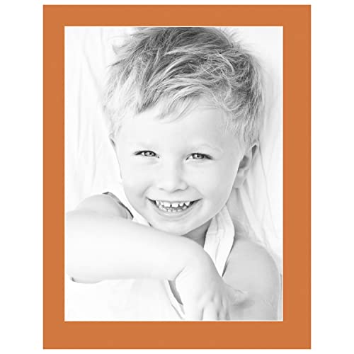 17x23 Tangerine / Octoberfest Custom Mat for Picture Frame with 13x19 opening size (Mat Only, Frame NOT Included)