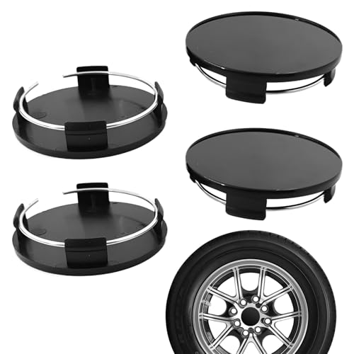 for VW Wheel Centre Caps, 4 Pieces Wheel Center Hub Cap, for Audi Wheel Centre Caps, Wheel Center Cap, for VW Alloy W heel Centre Caps Compatible with VW and Audi Alloy Wheel (OD 60mm ID 56mm)
