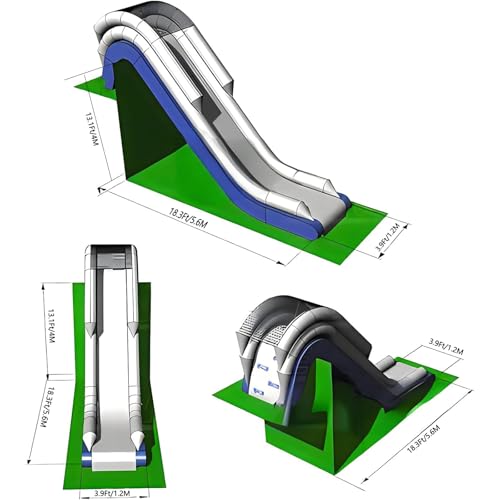 Compact Inflatable Water Park Yacht Slide Mobile Water Park Easy to Set Up and Inflate, with Air Pump2