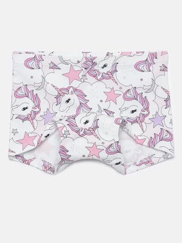 Image of mackly Girls Boxers (Pack of 3) - Cotton Boxer Shorts, Seamless Comfort, Mid Waist Boyshorts Panties