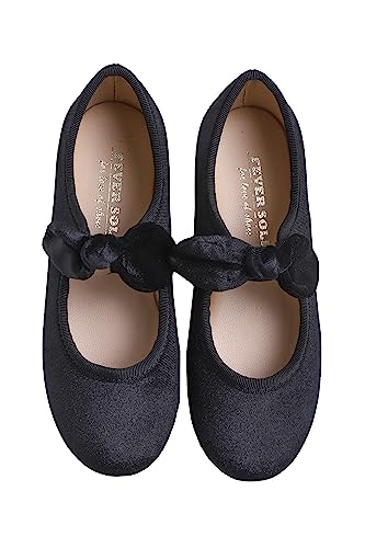 FEVERSOLE Girls Cute Dress Mary Jane Shoes Little Kids Casual Buckle Strap Flats2