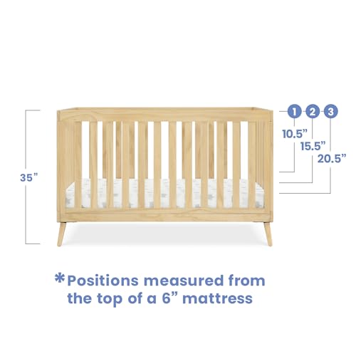 Image of Delta Children Essex 4-in-1 Convertible Crib Greenguard Gold Certified, Natural