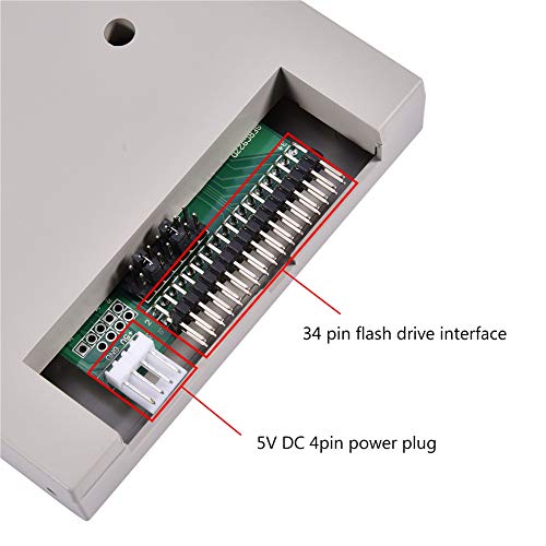 VBESTLIFE Emulatore USB Floppy Drive SFRM72-FU-DL per Yamaha Korg Roland 720KB Organo Elettrico