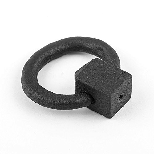 Renovators Supply Manufacturing Cabinet Handles 2 In. Black Wrought Iron Drawer Pulls Antique Kitchen Cabinet Handles With Mounting Hardware Pack Of 6 #TOP6