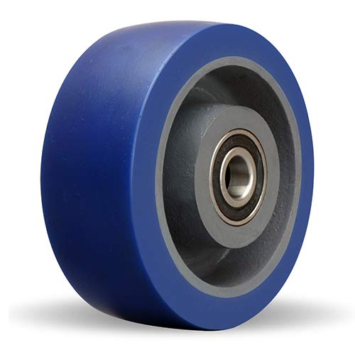 5" x 2" Hamilton S-HS-5SPB HS Swivel Caster, Poly-Soft® Wheel, 840 lb. Capacity