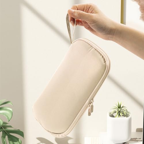 Image of Rolin Roly Multi-function Pencil Case Pencil Box Large Capacity Pen Case Holder for Women Pen Bag Organizer with Zipper (brown)