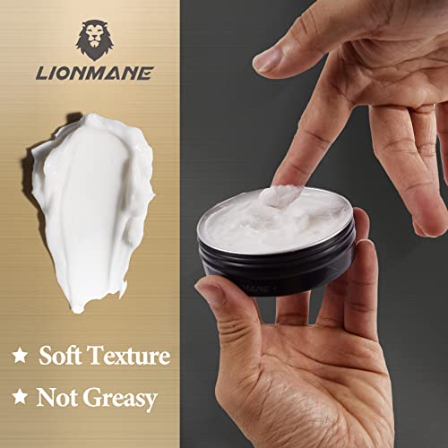 Beard Conditioner For Men, Lionmane 120G/4.3Oz Non-Greasy Natural Beard Cream, Deep Moisturizing Softens Beards Mustaches, Beard Softener Cream With Shea Butter & Coconut Oil,Daily Beard Care Products #TOP1