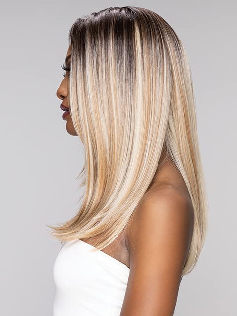 Janet Collection Melt 13x6 Frontal Part Lace Wig - POLINA (1B)