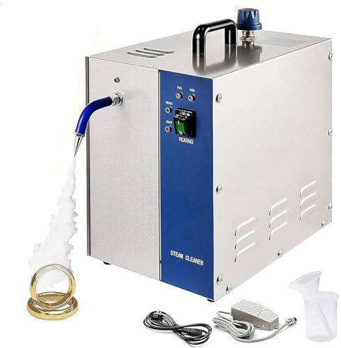 Professional 4L Jewelry Steam Cleaner - Powerful Stainless Steel Washer for Rings, Earrings, Watches, and Coins - Efficient Home & Business Cleaning Solution