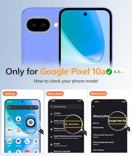 Image of FNTCASE for Google Pixel 10a Case: [Fit for Magsafe] [Screen Protector] Anti Yellowing Transparent Clear - Military Grade Shockproof Protective Phone Cover for Pixel 10A - Clear