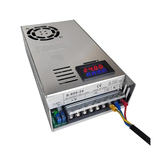 Alimentation à découpage réglable 0-24V 500W avec affichage numérique pour bande LED et labo