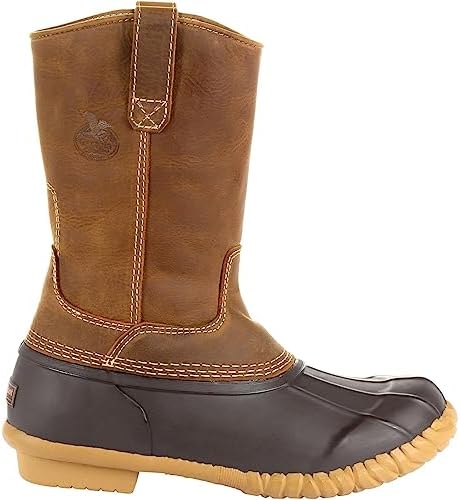 Georgia Boot Men's Marshland Rain Boot, Brown, 13 | Image 6