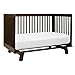 Babyletto Hudson 3-in-1 Convertible Crib with Toddler Bed Conversion Kit in Espresso, Greenguard Gold Certified
