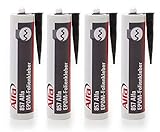 EPDM Kleber 4 x 290 ml schwarz elastischer EPDM-Folienkleber zum Verkleben von EPDM-Folie und anderen Dichtfolien