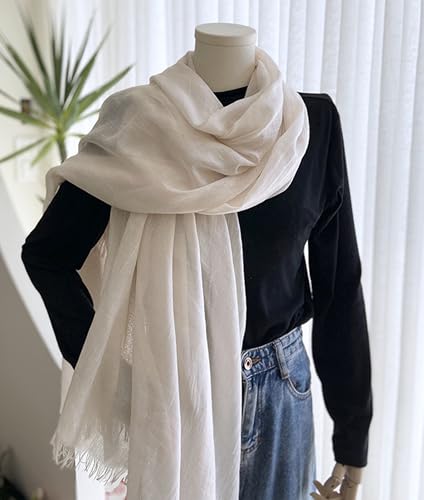 Womens Scarves Neck-Scarf Lightweight Soft Smooth Bandana Head-Wraps Shawl Long Extra Large2