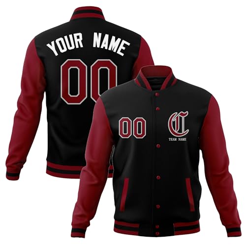 KXK Custom Fashion Varsity Jacket for Men Women Youth Cotton Letterman Baseball Bomber Jackets Stitched Name Number