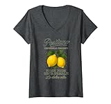 Photo Gallery donna positano amalfi coast retro italian lemons maglietta con collo a v Photo Gallery donna positano amalfi coast retro italian lemons maglietta con collo a v