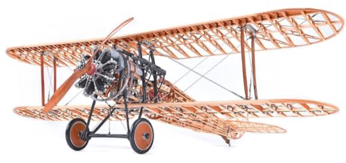 Model Airways Nieuport 28 Rickenbacker 1:16 Scale Wooden Airplane Model Kit for Adults to Build - MA1002 - Precision Laser-Cut Wood & Metal Parts - for Advanced Modelers