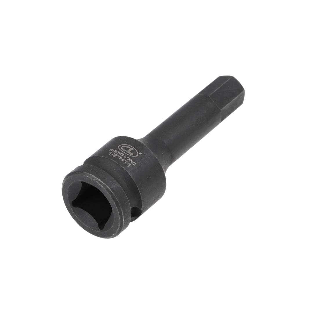 Llave hexagonal de impacto de 1/2 pulgada para reparaciones mecánicas con vaso largo de 11 mm