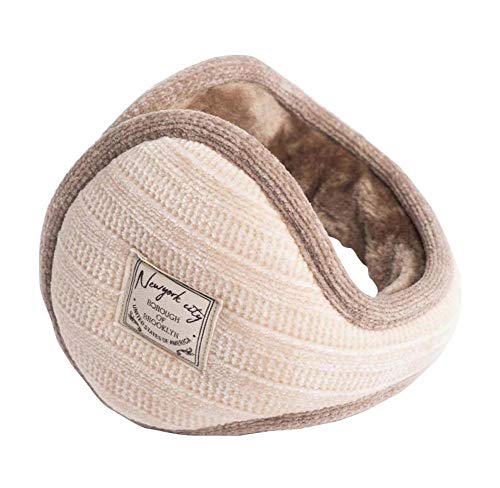 RYZGOJV Winter Outdoor Earmuff Foldable Earmuff Plush Lined Warm Earmuff B04
