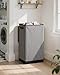 SOLEDI Laundry Hamper with Lid 100L Large & Tall Collapsible Laundry Basket, Clothes Hamper with Bag Removable Easy to Carry, Dirty Hampers for Bedroom, Bathroom, Dorm, College, Grey