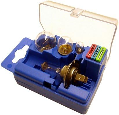 Kit Ampoules HELLA H7 - 12V - Boîte Complète Avec Fusibles - Éclairage Auto Fiable Et Longue Durée