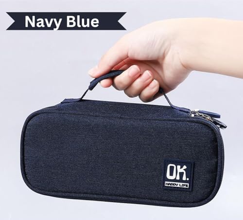 Image of DEOXY Large Cepacity Pencil Pouch Aesthetic Pencil Case for Girls Large Capacity Best Thing to Put Pen Pencil Sharpener Rubber, Best Gift for Girl's (KQ-0818-PK)