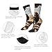 XZDWPY North American bison herd Unisex Mid-Calf Socks 2 Black-1 Polyester Skin-Friendly Moisture-Wicking Fashionable Crew Socks