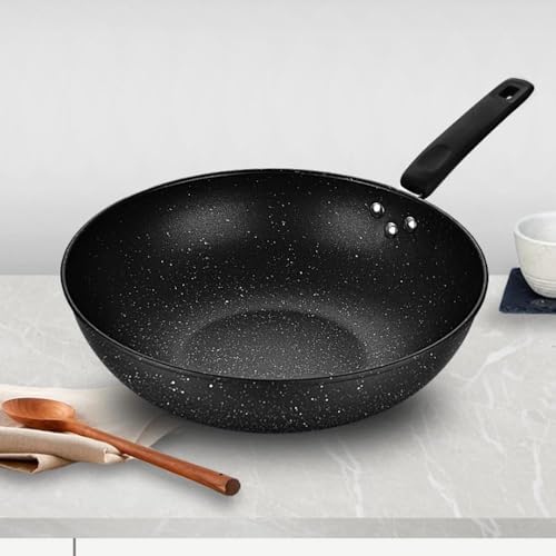 Wok de hierro fino con tapa, 12.6 pulgadas miniatura 2