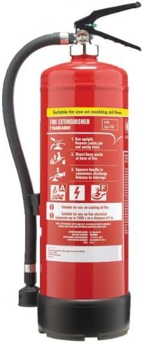 6ltr Kitemarked F-class Wet Chemical (Premium) Fire Extinguisher