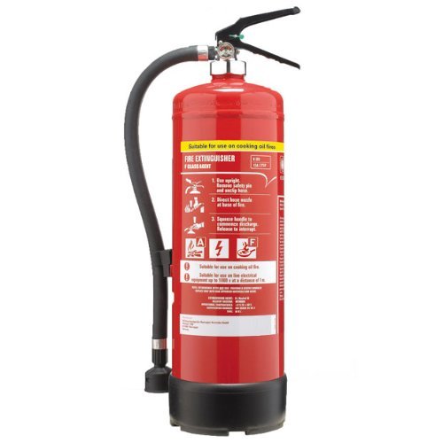 6ltr Kitemarked F-class Wet Chemical (Premium) Fire Extinguisher