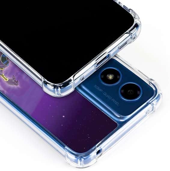 Skinit Clear Phone Case Compatible with Moto G Play 4G - Officially Licensed Dragon Ball Super Goku vs Beerus Design