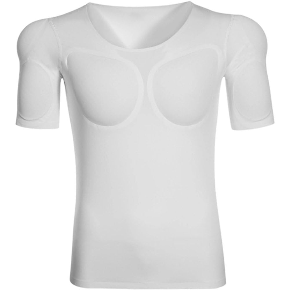 T-Shirt 3D Effet Muscle Pectoral pour déguisement amusant et look décontracté