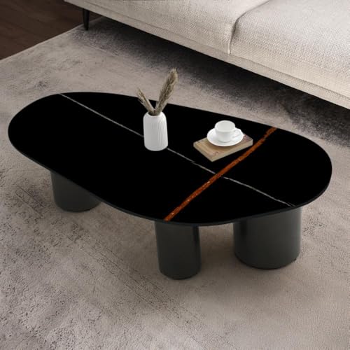 Image of Wakefit Sumatra Coffee Table I Marble Finish I Vitrified Tile Top I St Laurent