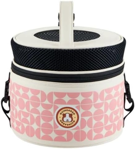 GuineaDad Travel Tower – Stackable Pet Carrier & Travel Case for Guinea Pigs & Small Pets | Soft-Sided Cozy Pouch for Travel, Vets & Transport (Cotton Candy)