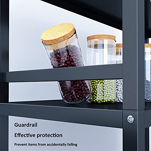 Étagère de cuisine micro-ondes extensible 5 niveaux pour optimiser les petits espaces - 3