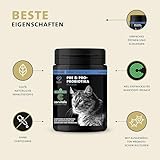 Peticare Katzen Präbiotika & Probiotika | Immunsystem stärken, Darmsanierung, Darmflora aufbauen | lindert Allergie-Anfälligkeit & Juckreiz | mit innovativem Corvitalis® Komplex - petCat Health 3501