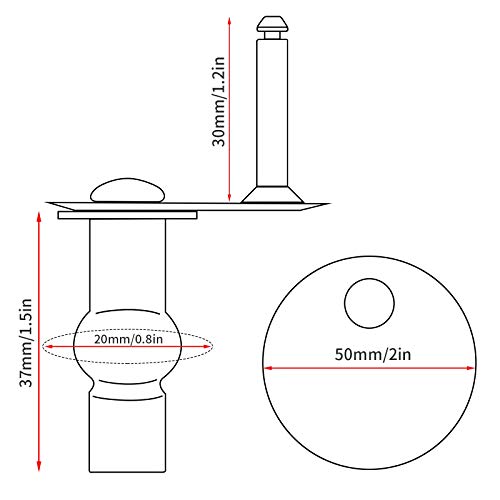 2 Pair Of Toilet Seat Hinge Fixings Top Fix Closestool Quick Release Hinge Fittings For Toilet Seat Hinges Replacement Replacemen #TOP3