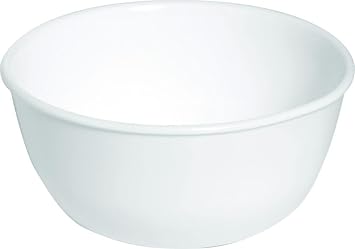 Corelle Livingware 28-Ounce Super Soup/Cereal Bowl, Classic Cafe Black Rim 3 Bowls