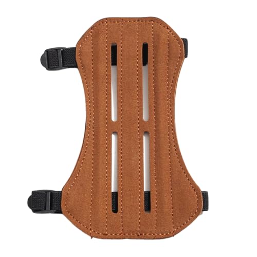 Protector de brazo para tiro con arco, protector de antebrazo de tiro con arco, con 2 hebillas de correa, Armguard para arco de poleas, arco tradicional