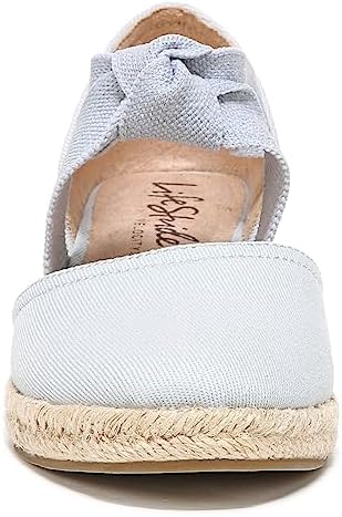 LifeStride Womens Kascade Espadrille Wedge Mary Jane Flat, Pearl Blue, 7 Wide US | Image 2