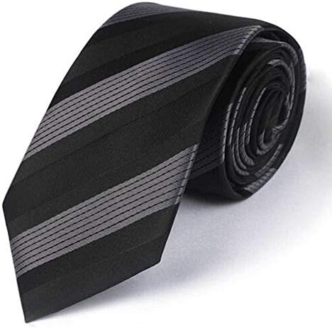 CityRaider Men's Slim Skinny Tie White Striped Royal Blue Silk Necktie 2.75" Great for Weddings,Groom,Groomsmen,Missions,Gifts