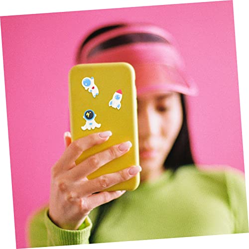 Astronaute et fusée décorations résine pour accessoires téléphone - 3