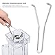2PCS Mixerschlüssel, Edelstahlschlüssel Reparaturwerkzeug Mixerentfernerschlüssel für 64oz Mixer 7,1x3,1x1,0 Zoll